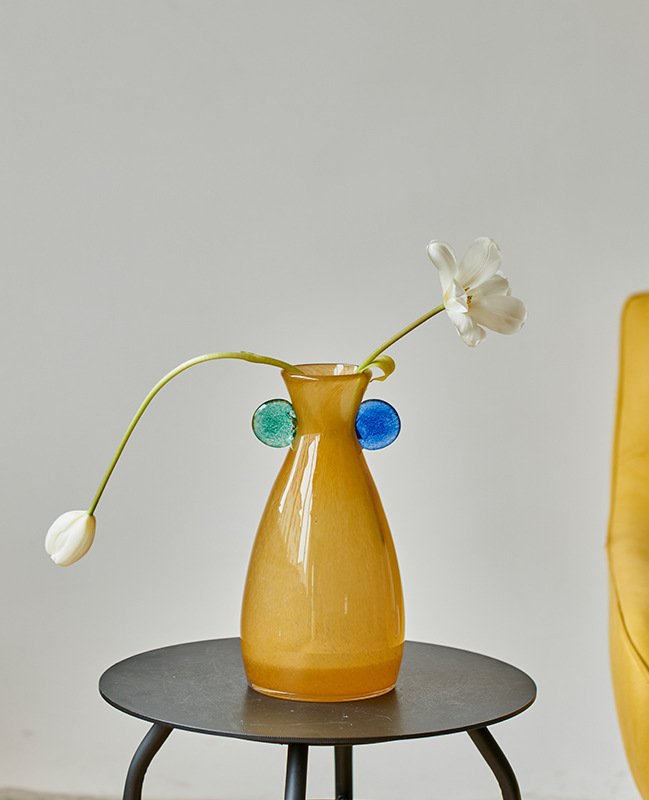 Whimsical Bubble Handle Vases