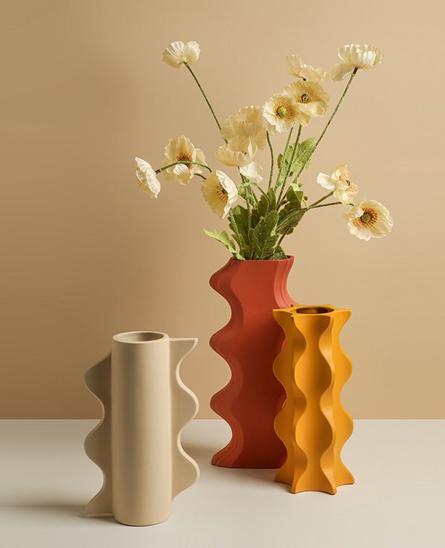 Nordic Art Geometric Handmade Ceramic Vase