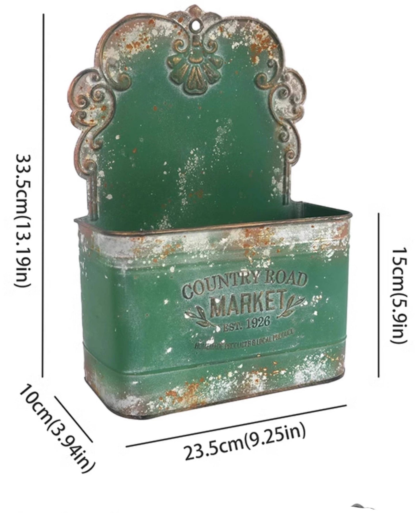 Vintage Romantic Wall-Mounted Iron Flower Pot