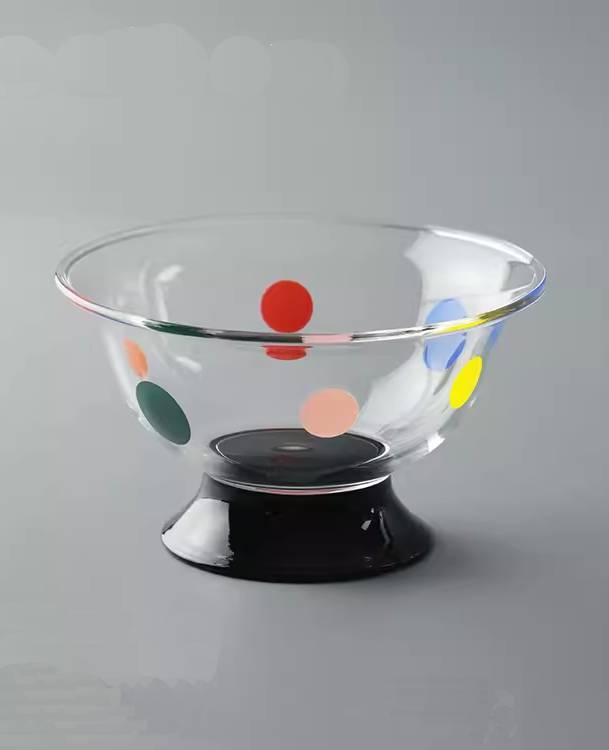 Polka Dot Fiesta Series Dessert and Yogurt Bowl Set