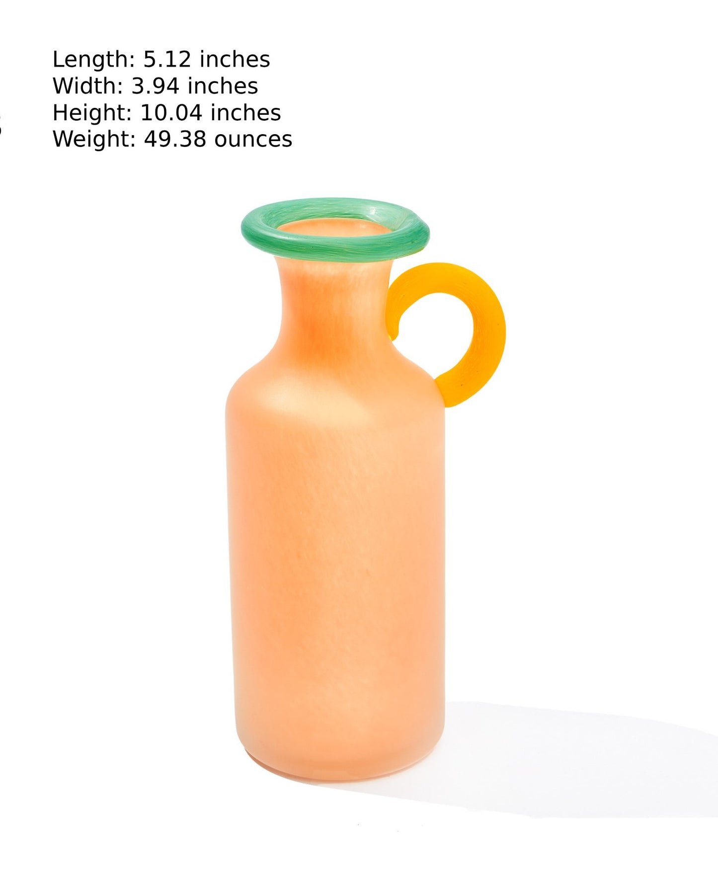 Romantic Dopamine Color Single Handle Vase