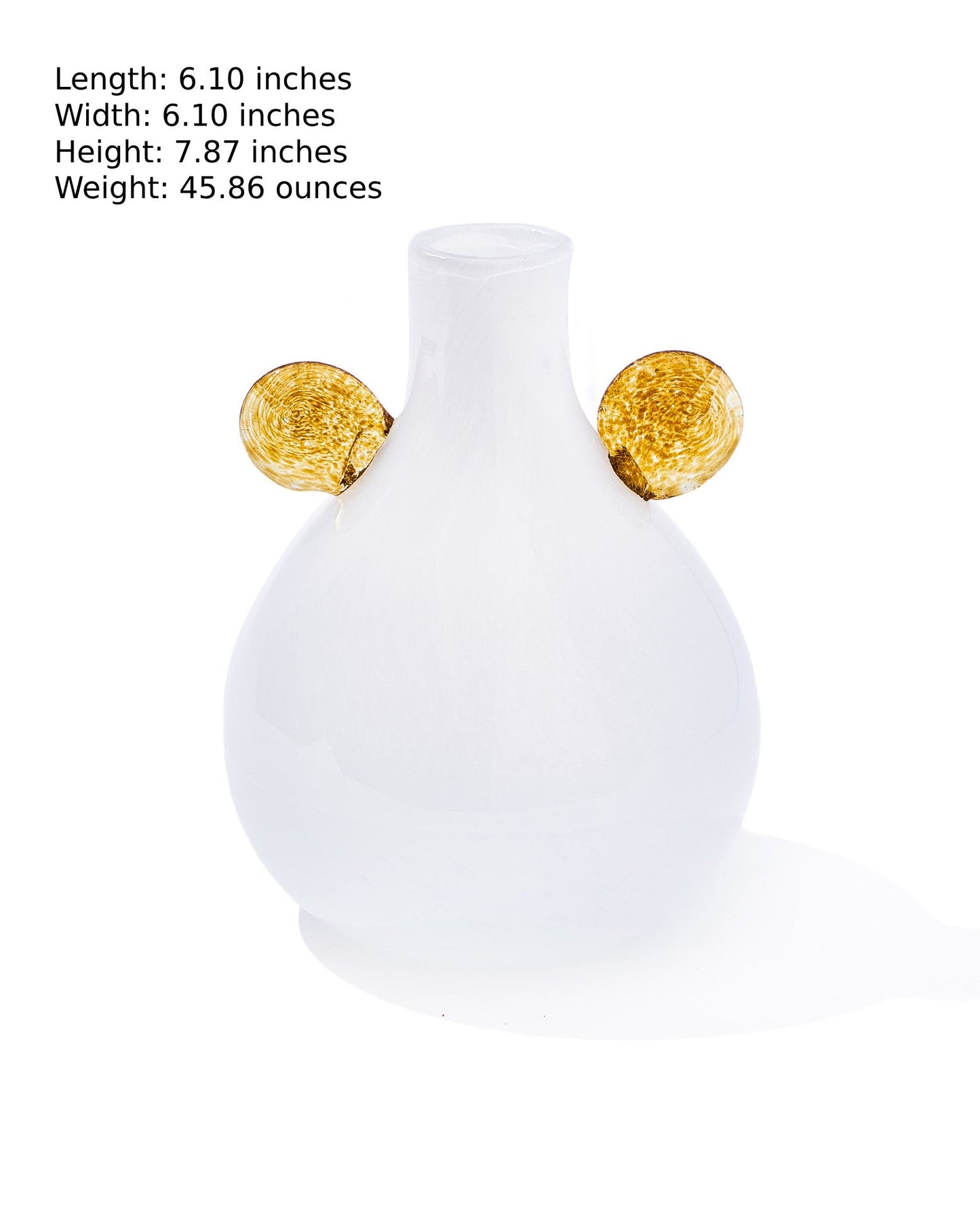Vintage Style Creative Round Handle Vase