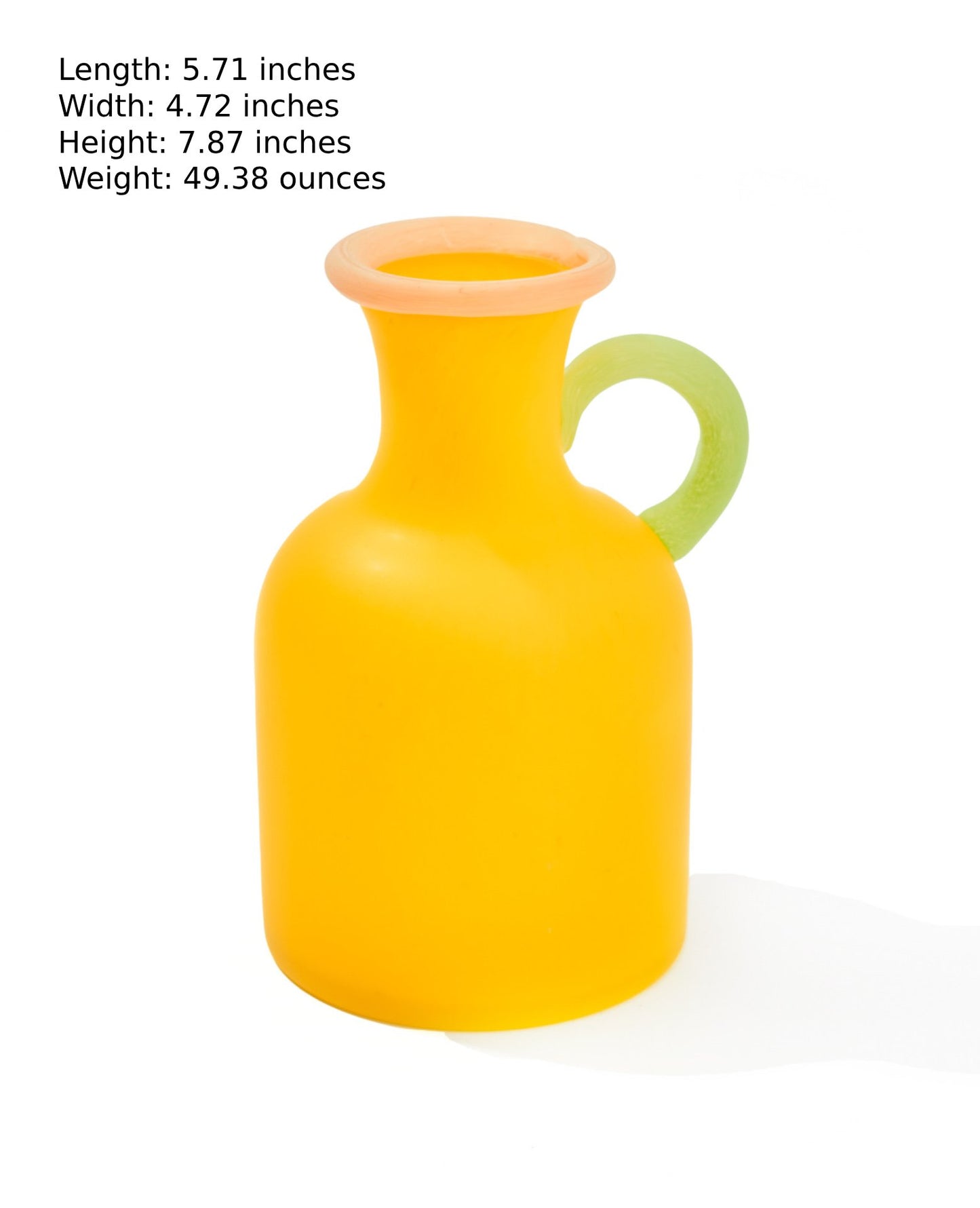 Romantic Dopamine Color Single Handle Vase