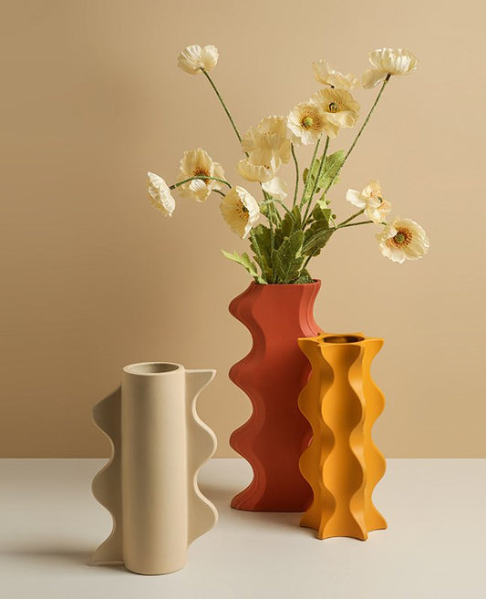 Nordic Art Geometric Handmade Ceramic Vase