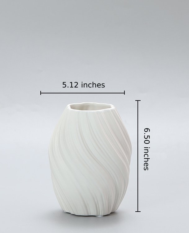 Creative Twisted Irregular Handmade Ceramic Vase