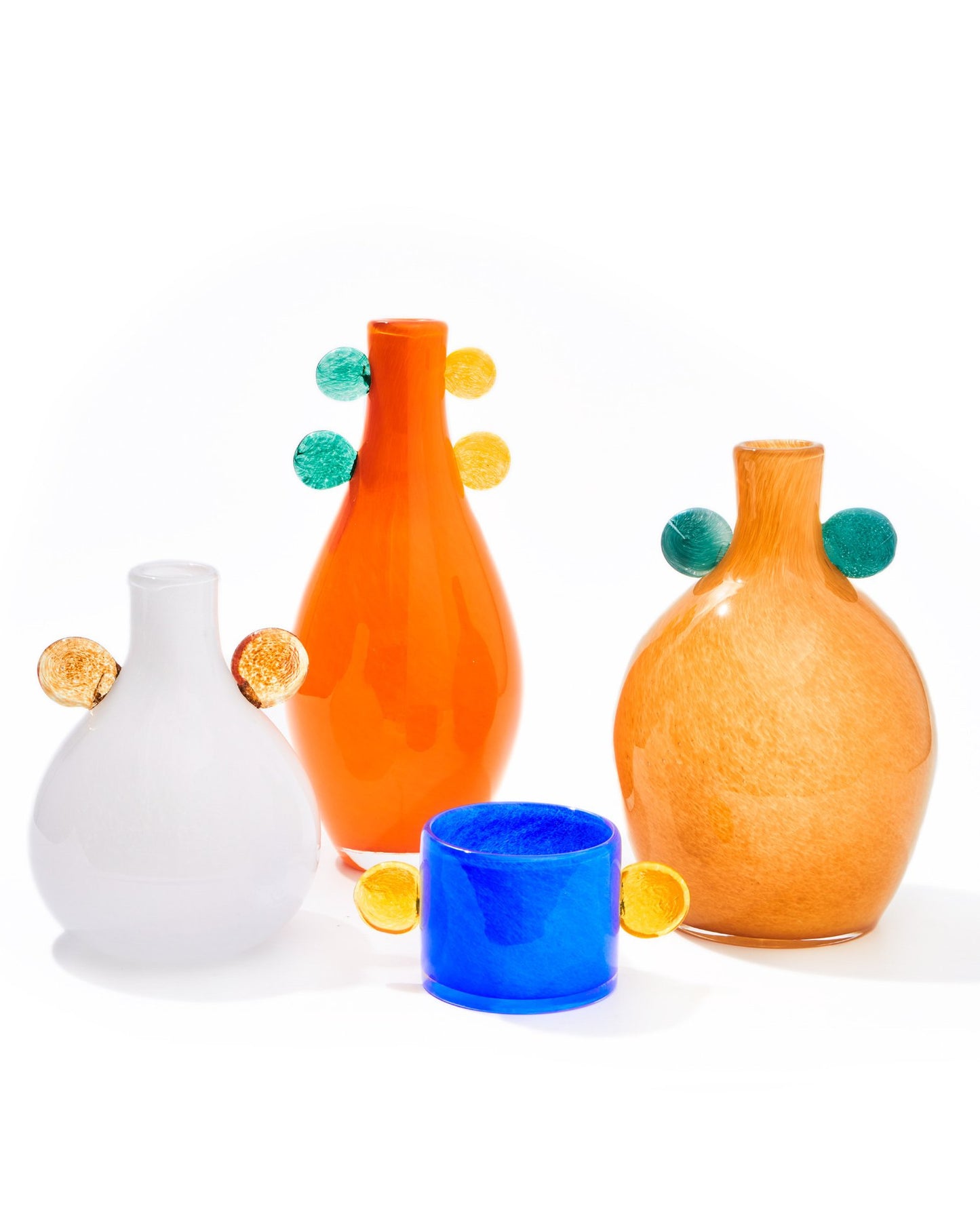 Vintage Style Creative Round Handle Vase