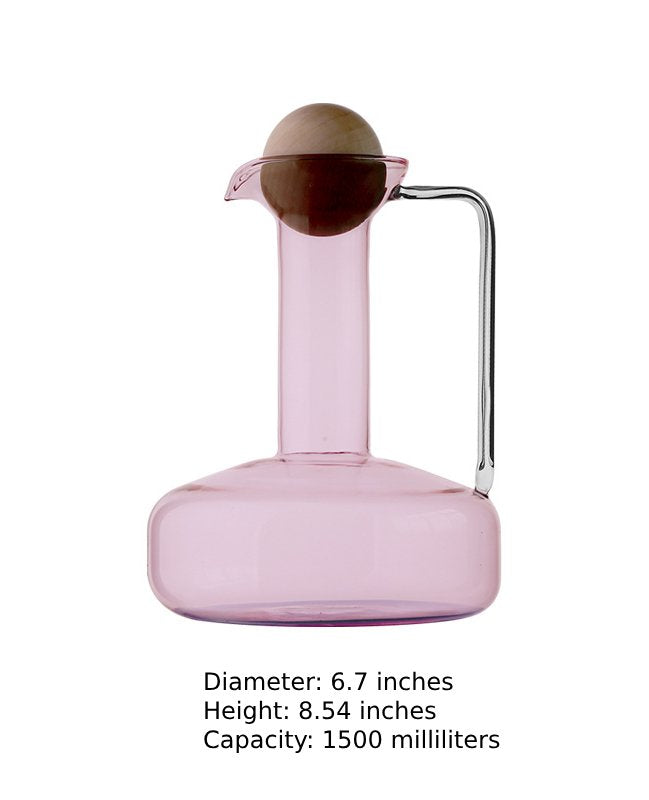 Nordic Style Swan Glass Carafe for Cold Water and Juice