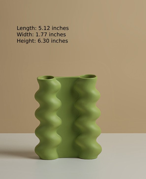 Nordic Art Geometric Handmade Ceramic Vase
